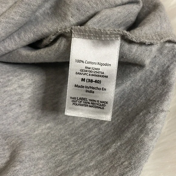 ❗️LAST CHANCE❗️EXCELLENT CONDITION! GEORGE HEATHER GREY SOFT LONG SLEEVE TEE M - Picture 10 of 10